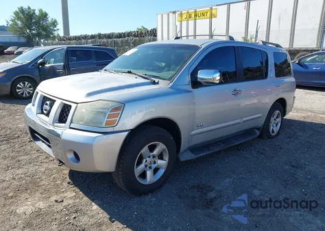 2007 Nissan Armada Se из США, поврежденный, VIN 5N1AA08C47N711466